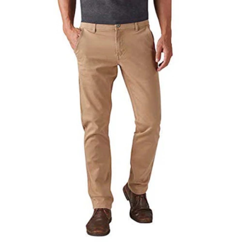 WEATHERPROOF VINTAGE MEN’S PERFORMANCE WEATHER-FLEX FLAT FRONT PANTS - 32 x 30